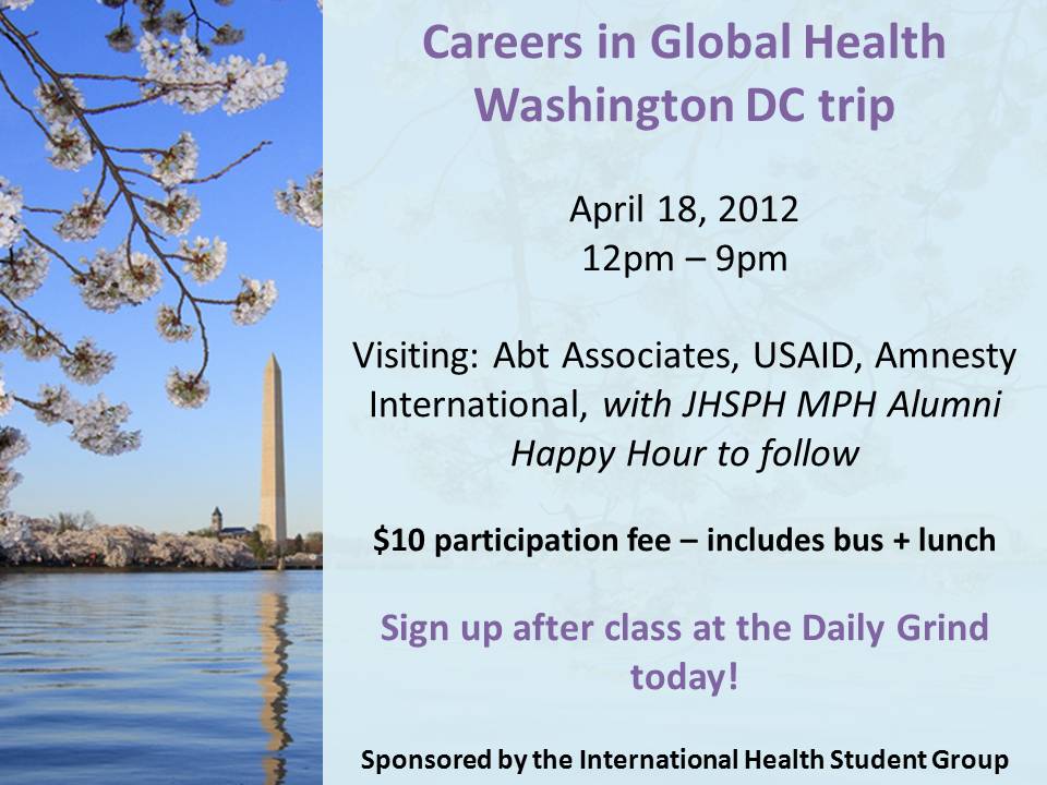 Careers in Global Health